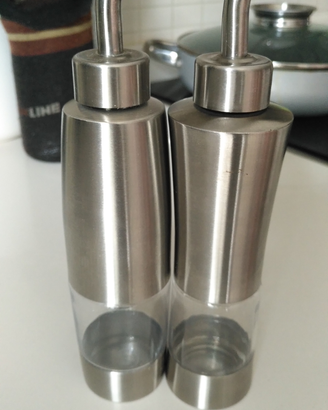 Berghoff set olio aceto acciaio