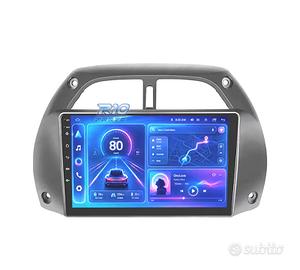 RADIO GPS 9'' ANDROID 13 TOYOTA RAV4 01-06 2 DIN 4