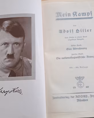 libro da collezione Mein Kampf 1940