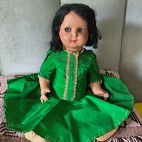 BAMBOLA COMPOSITA VINTAGE CON OCCHI CHE TI SEGUONO