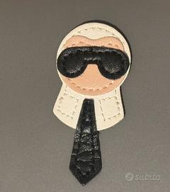 Toppa in pelle Fendi