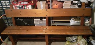 Panca in Legno Massello – Stile Rustico