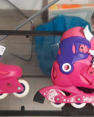 pattini a rotelle per bimba 32/34