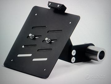 porta targa laterale Harley con luce - NUOVO!