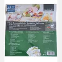 Set bricolage Pasqua – 12 cestini di carta 