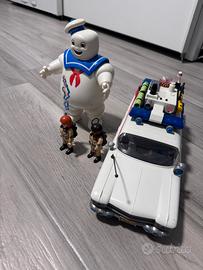 Playmobil ghostbusters Ecto-1 e Omino Marshmallow