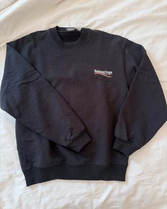balenciaga felpa taglia M crewneck
