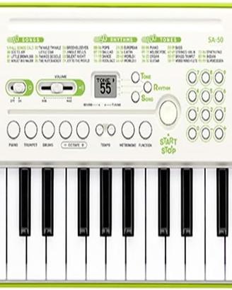 Casio SA-50 Mini Tastiera con 32 Mini Tasti Bianco