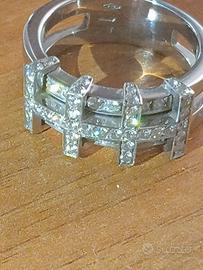 anello uomo oro bianco