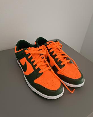 Nike dunk low miami hurricanes n45