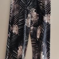 pantalone in viscosa gamba larga 