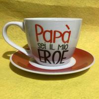 Festa del Papà -Tazza Papà sei il mio eroe