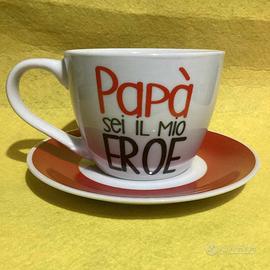 Festa del Papà -Tazza Papà sei il mio eroe
