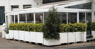 GAZEBO CON APERTURA ELETTRONICA E VETRATE LATERALI