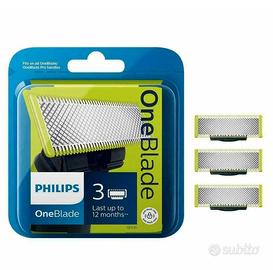 3 lame di ricambio philips oneblade originali