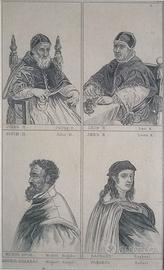Ritratti - Stampe Antiche originali d'epoca