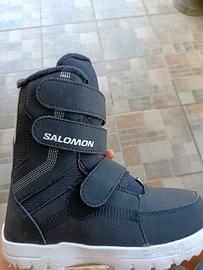 scarponi snowboard Salomon bambino taglia 34.5 