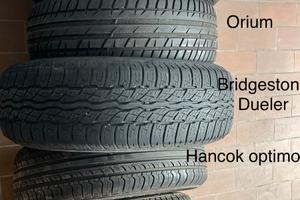 Assortimento copertoni auto vari 195 205 225