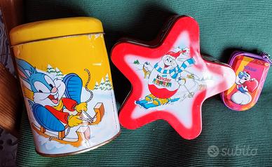 Scatole di latta cartoni animati 