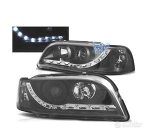 FARI PER VOLVO S40 V40 96-00 LUCE DIURNA LED NERO