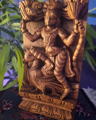 Pannello intagliato indiano Murugan