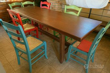 Tavolo in rovere 2,20x0,88