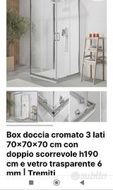 Box doccia in vetro temperato 6.mm trasparente 3