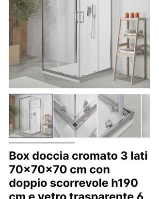 Box doccia in vetro temperato 6.mm trasparente 3