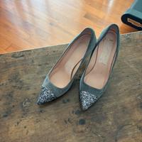 Décolleté grugeu con punta glitter J CREW