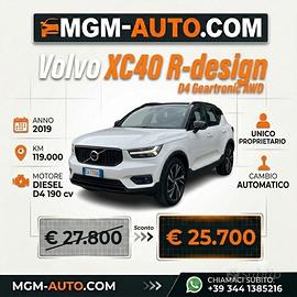 VOLVO XC40 D4 AWD Geartronic R-design - TETTO