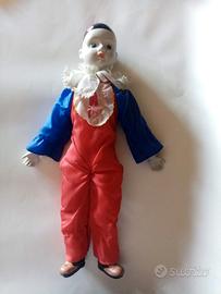 Pierrot Porcellana 50 cm – Vintage anni '80