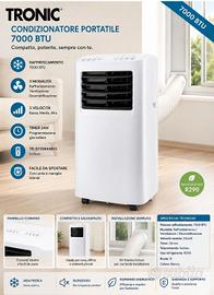 Condizionatore portatile TRONIC da 7000 BTU,