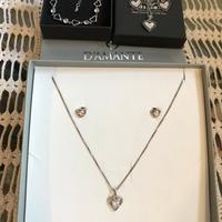 Collana + Bracciale + Orecchini in Arg. 925