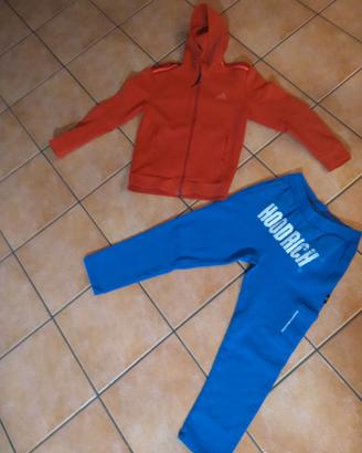 Pantaloni tuta Hoodrich e felpa tuta Adidas