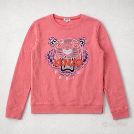 Felpa Kenzo con Tigre Ricamata - Rosa XS