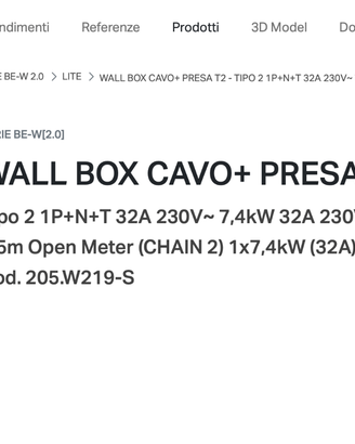wall box SCAME