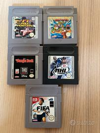 Lotto 5 Giochi Game Boy / Color !