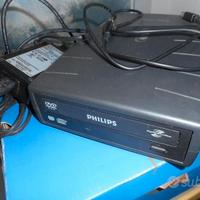 lettore dvd esterno Philips cavi alimentazione
