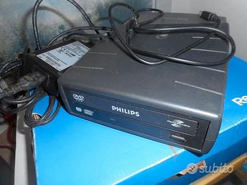 lettore dvd esterno Philips cavi alimentazione