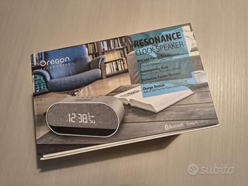 SVEGLIA OREGON SCIENTIFIC RESONANCE CLOCK SPEAKER