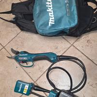forbici potatura  makita  a batteria 