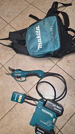 forbici potatura  makita  a batteria 