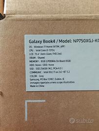 Samsung galaxy book 4 garanzia