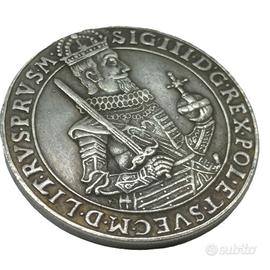 REPLICA MONETA POLACA TALLAER 1630 SIGISMONDO III