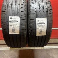 2 gomme 205 45 17 continental a3150