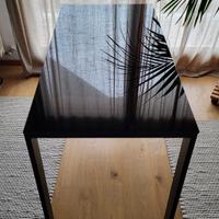Scrivania in vetro nero 