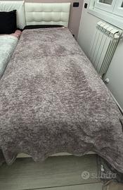 Letto singolo in ecopelle