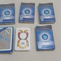 5 mazzi di carte ssc napoli sigillate