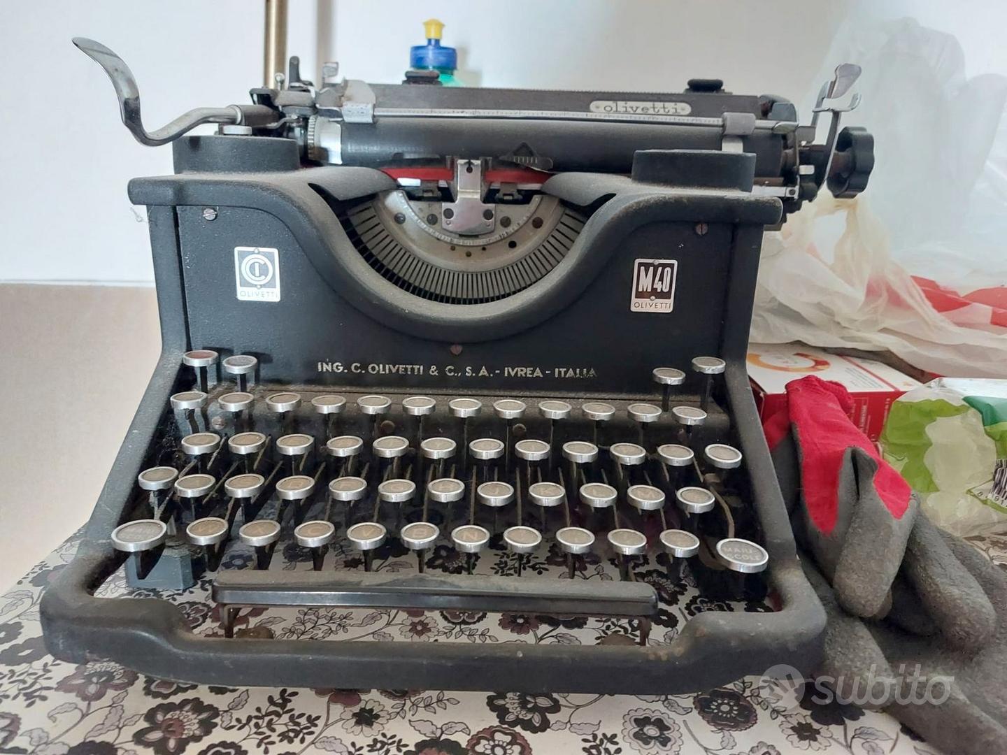 Macchina Da Scrivere Olivetti Vintage M40