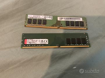 16 gb ram ddr4 DA TESTARE( 8 x 2)